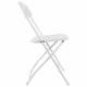 Стул складной  "Golf CF-002", белый каркас, пластик белый, XXXXXX, 532887. Фото товара с разных ракурсов.