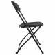 Стулья складные  "Golf CF-002", КОМПЛЕКТ 4шт., черный каркас, пластик черный, 533030. Фото товара с разных ракурсов.