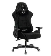 Кресло игровое геймерское Бюрократ VIKING KNIGHT LT20 FABRIC черный крестовина металл