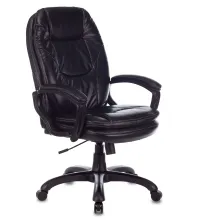 Кресло руководителя Бюрократ CH-868N черный Leather Venge Black искусственная кожа крестовина пластик