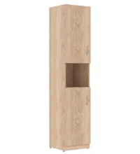 Шкаф колонка с 2-мя глухими малыми дверьми SR-5U.4(R) Дуб Сонома светлый 386х375х1815